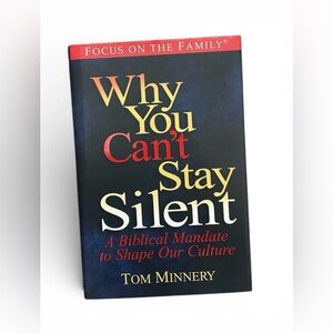 ✨ Why You Can't Stay Silent by Tom Minnery Hardcover, Tyndale House✨